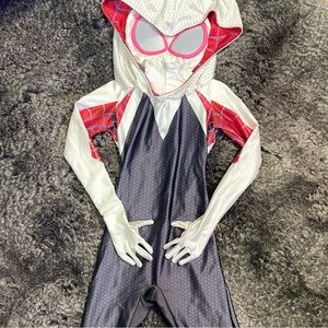 Spiderman Spider Gwen Superhero Childrens Movie Girl Halloween Costume Size 4/6x